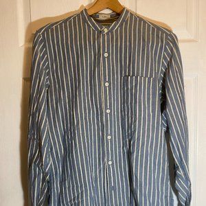 JCrew Collar-less Button Down